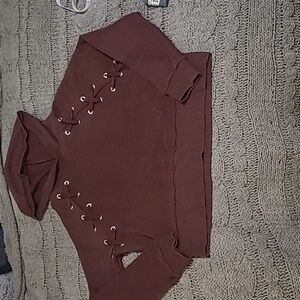 PINK VS laced pullover